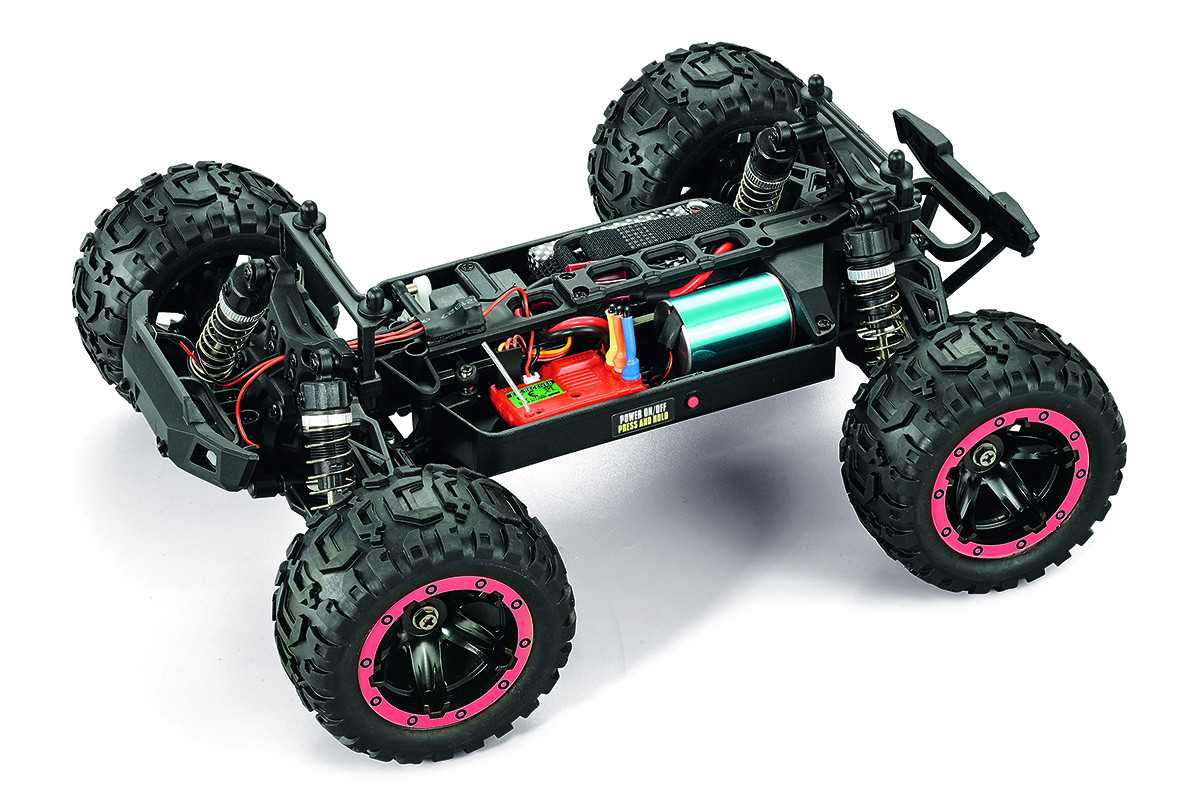 BlackZon Slyder MT Turbo 4wd Monster Truck RTR Brushless - Red (540211)