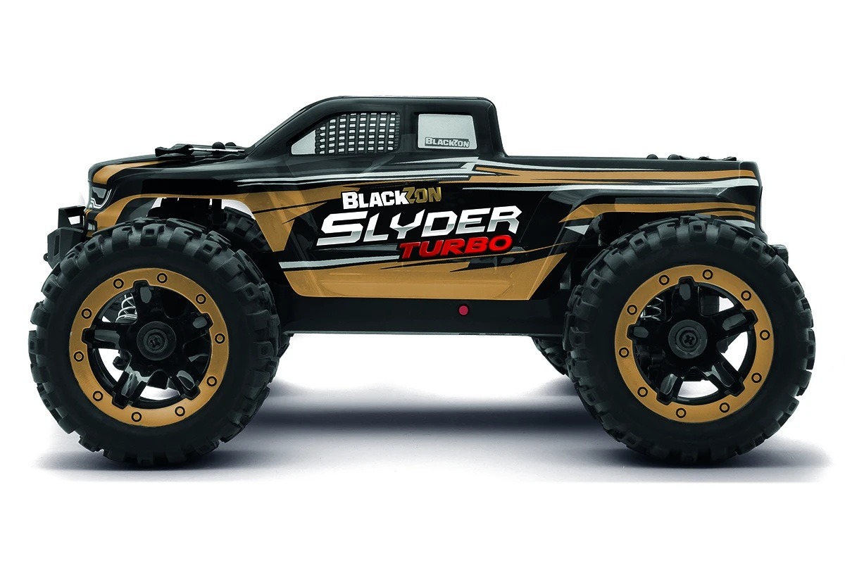 BlackZon Slyder MT Turbo 4wd Monster Truck RTR Brushless - Gold (540212)