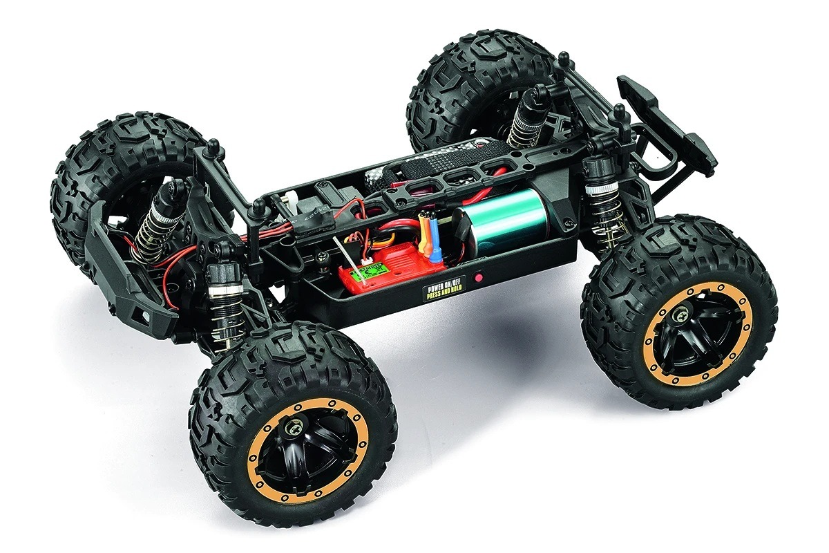 BlackZon Slyder MT Turbo 4wd Monster Truck RTR Brushless - Gold (540212)