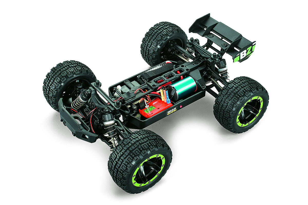 BlackZon Slyder ST Turbo 4wd Monster Truck RTR Brushless - Green (540214)
