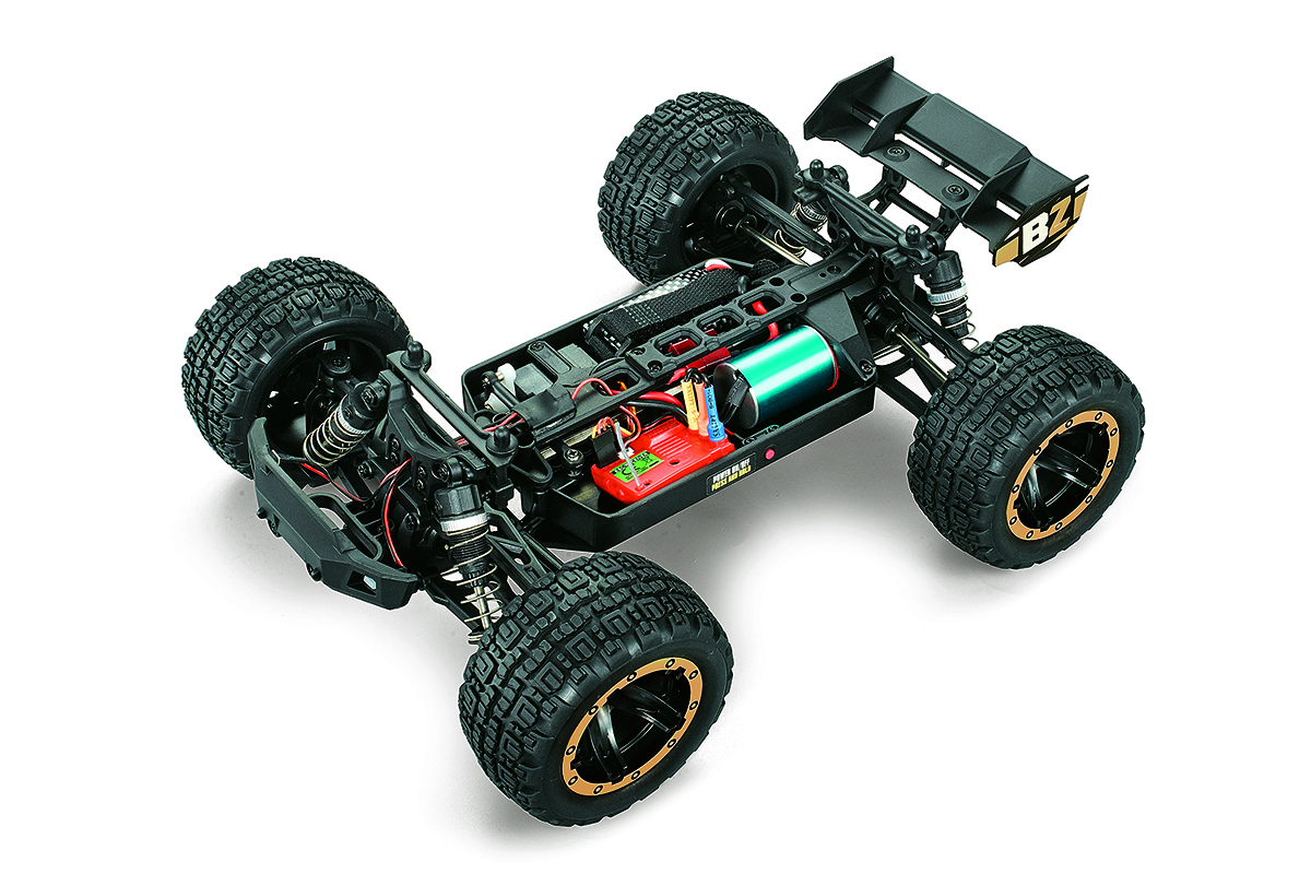 BlackZon Slyder ST Turbo 4wd Monster Truck RTR Brushless - Gold (540218)
