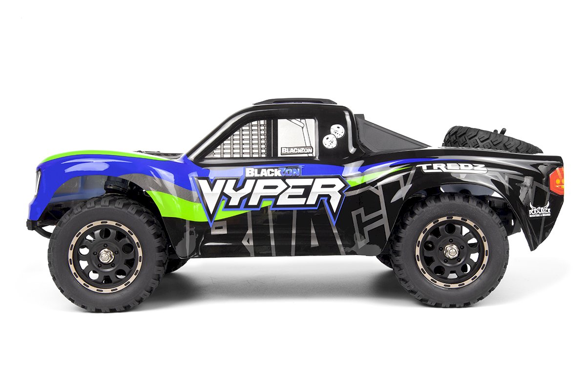 BLACKZON Vyper SC 1/16 4WD - Blue/Green - RTR (540274)