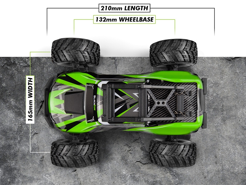 Blackzon Spryte MT 1:20 4wd Electric Monster Truck - Green (540300)