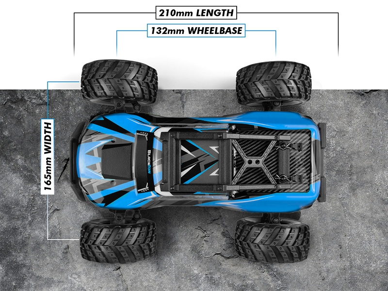 Blackzon Spryte MT 1:20 4wd Electric Monster Truck - Blue (540301)