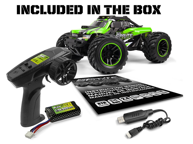 Blackzon Spryte MT 1:20 4wd Electric Monster Truck - Red (540302)