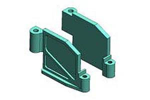 Tamiya F104 Alu Servo Mount L/R ( THC 54203)