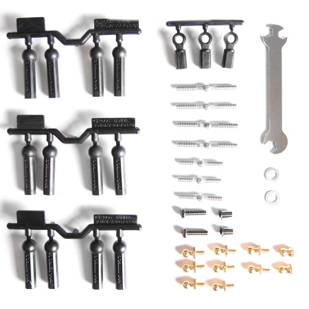 Tamiya TT-02B Full Turnbuckle Set ( THC 54539)