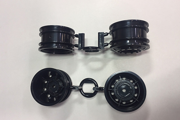 Tamiya Or Race Truck Whl Fr 2 Each Black ( THC 54741)
