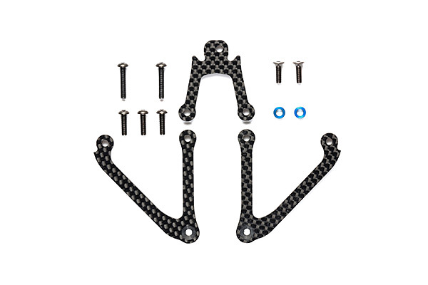 Tamiya TA07 Carbon Stiffeners (Front) ( THC 54788)