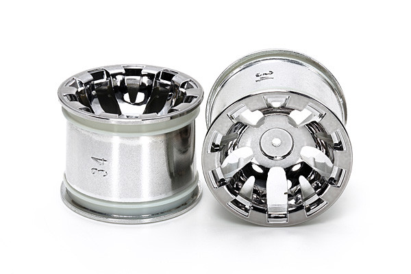 Tamiya T3-01 Chrome Whl 4 Wps Tire R ( THC 54833)