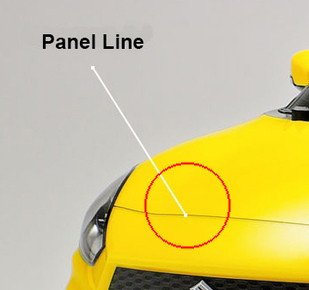 Tamiya Panel Line Pin Stripe Stickers ( THC 54973)