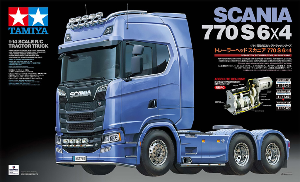Tamiya RC Scania 770 S 6x4 ( THC 56368)