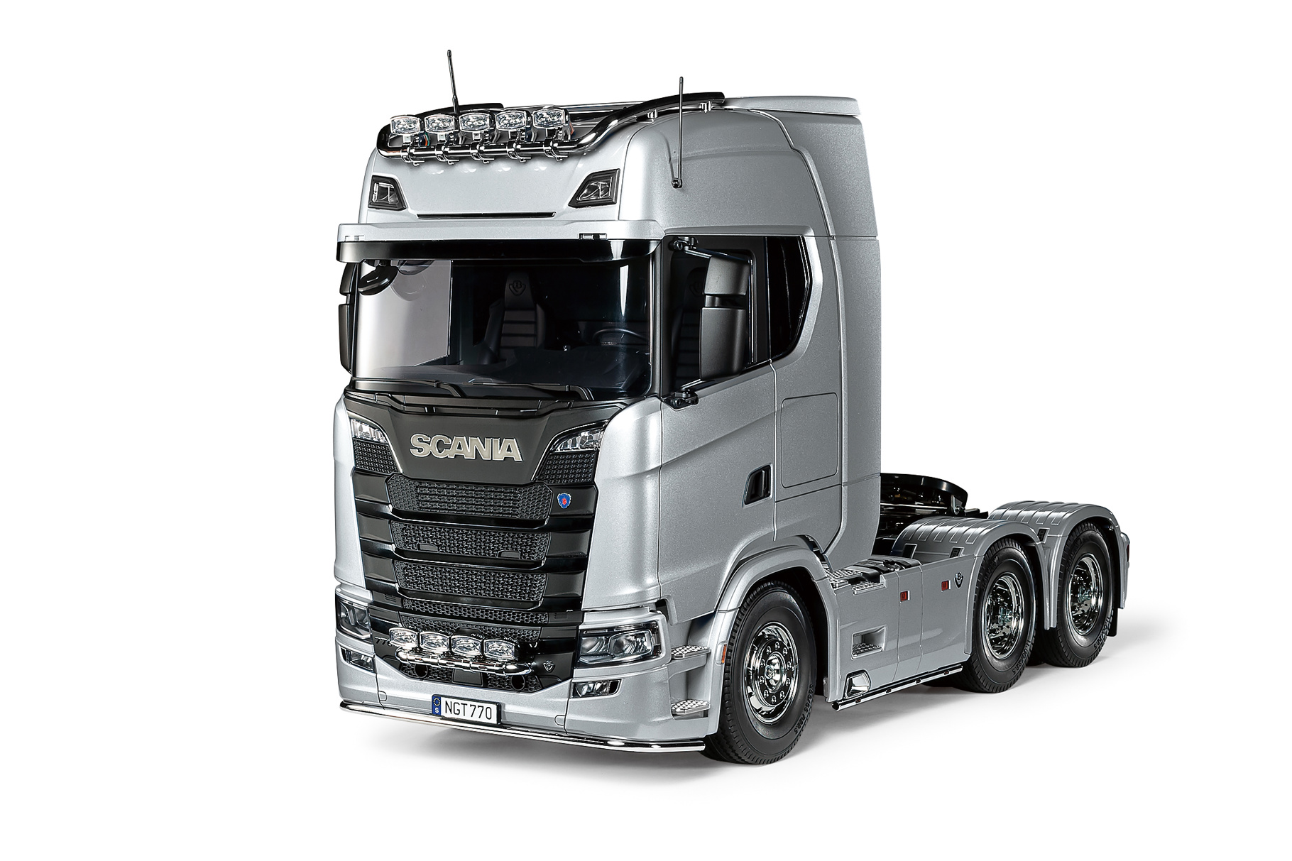 Tamiya Scania 770 S 6X4 Pre Painted Silver Body ( THC 56373)