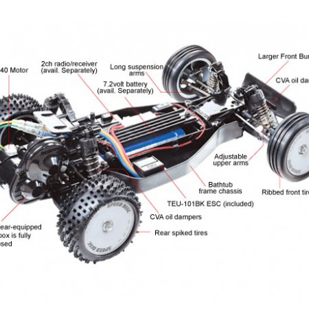 Tamiya Sand Viper DT-02 Tuned 2wd ( THC 58374)