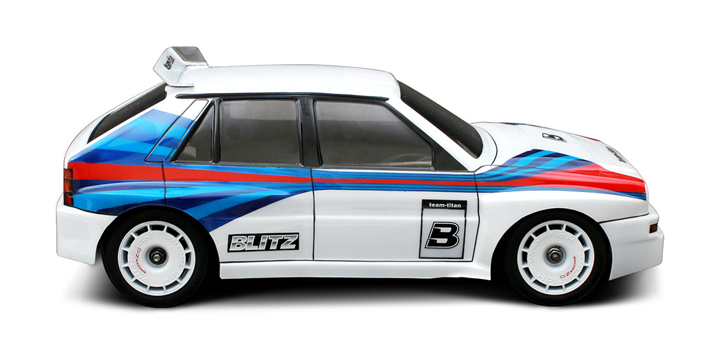 Blitz Lancia Delta 225mm 0.8mm M -Chassis Clear Body (60912-07)