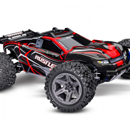 Traxxas Rustler 4X4 BL-2S 4WD Brushless - Red (TRX67164-4-RED)