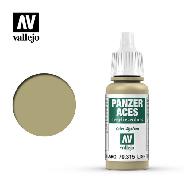 AV Vallejo Panzer Aces 17ml - Light Mud (VAL315)