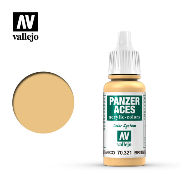 AV Vallejo Panzer Aces 17ml - Highlight British Tank Crew (VAL321)