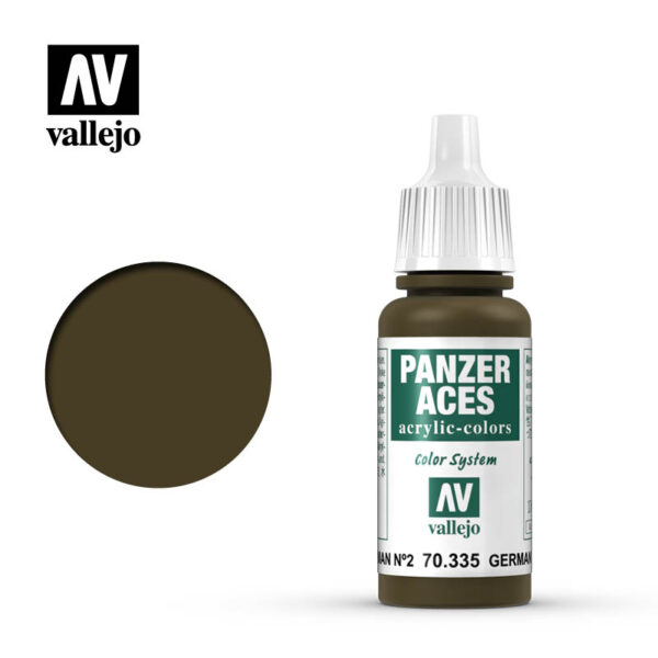AV Vallejo Panzer Aces 17ml - German Tank Crew II(Feldgrau) (VAL335)