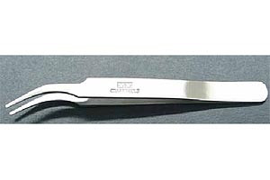 Tamiya HG Angled Tweezers - Round Tip ( THC 74108)