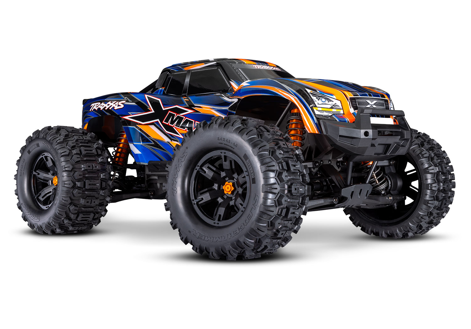 Traxxas X-Maxx Belted 4wd Brushless Monster Truck 8S RTR - Orange (TRX77096-4-ORNG)