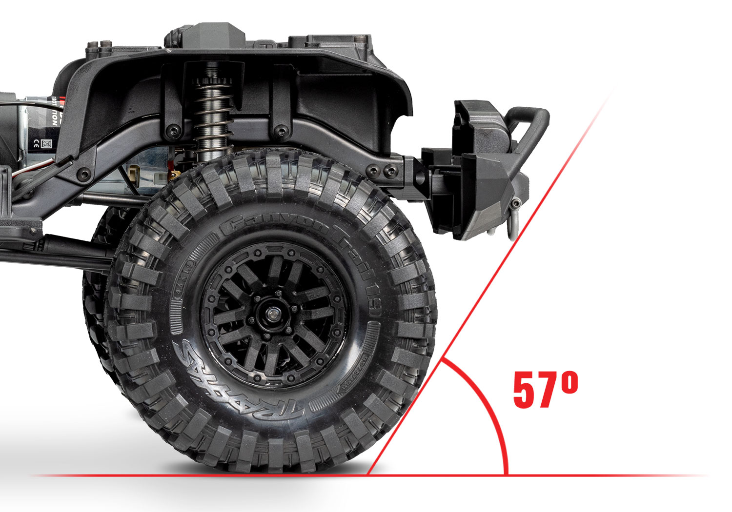 Traxxas TRX-4 Land Rover Defender 1:10 4X4 Trail Crawler - Red - Clipless Body (TRX82256-4-RED)