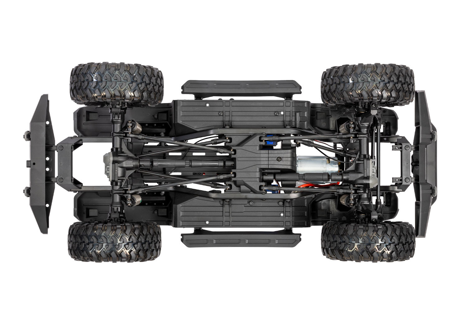 Traxxas TRX-4 Land Rover Defender 1:10 4X4 Trail Crawler - Red - Clipless Body (TRX82256-4-RED)