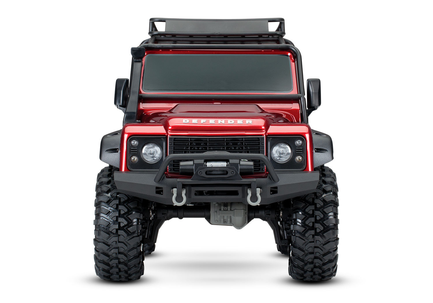 Traxxas TRX-4 Land Rover Defender 1:10 4X4 Trail Crawler - Red - Clipless Body (TRX82256-4-RED)
