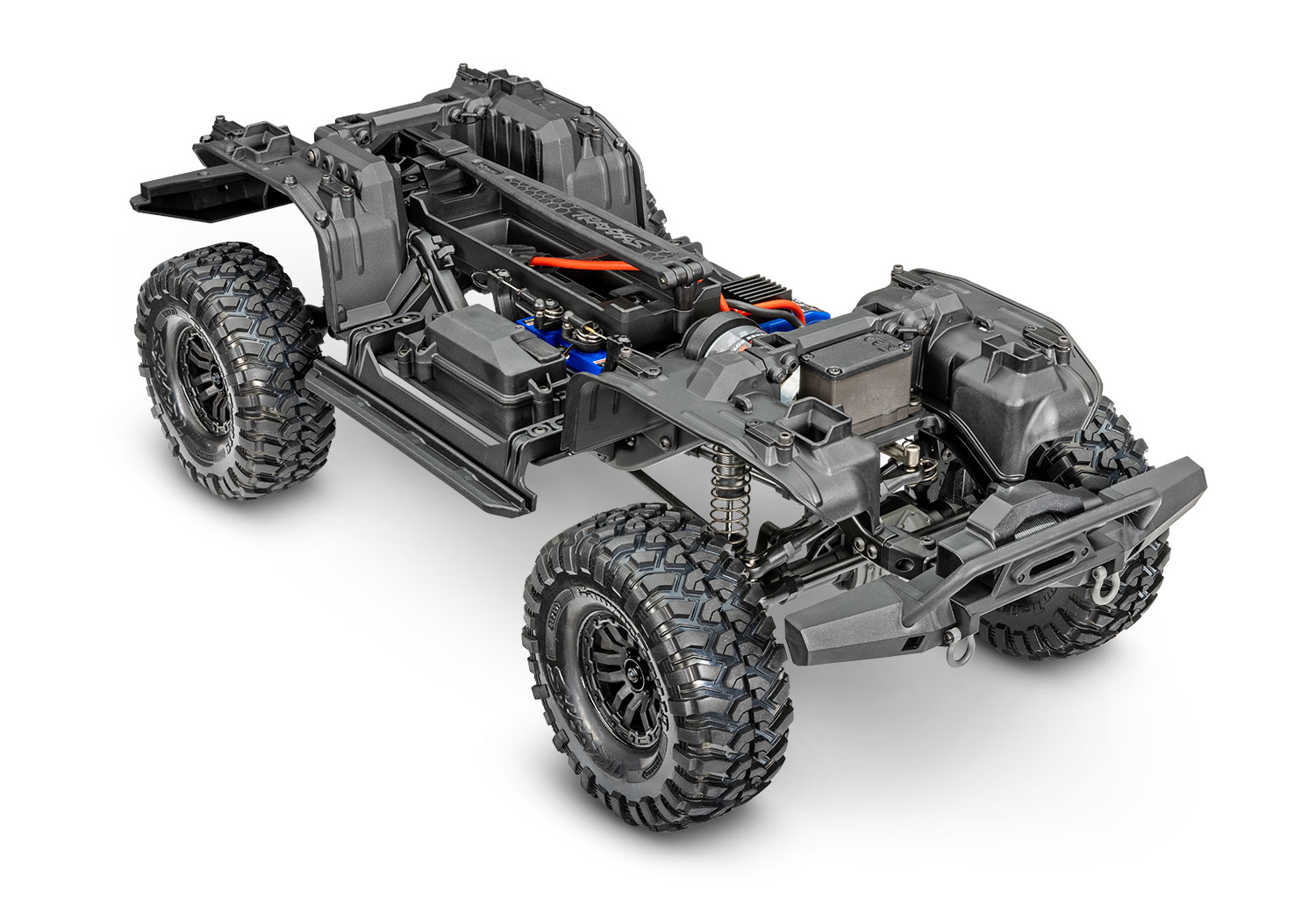 Traxxas TRX-4 Land Rover Defender 1:10 4X4 Trail Crawler - Red - Clipless Body (TRX82256-4-RED)