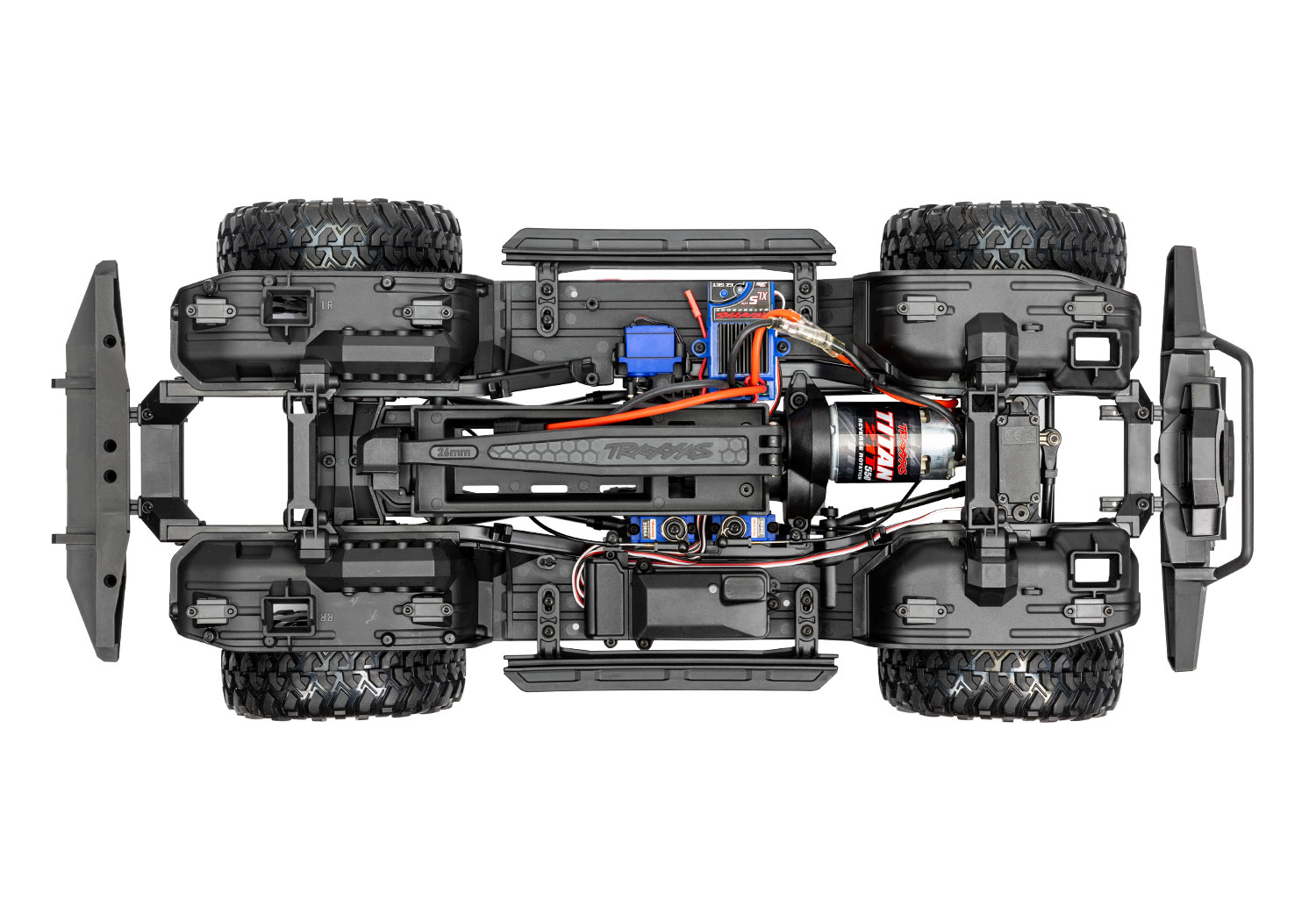 Traxxas TRX-4 Land Rover Defender 1:10 4X4 Trail Crawler - Red - Clipless Body (TRX82256-4-RED)