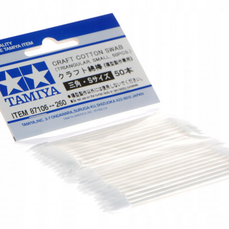 Tamiya Cotton Swab Triangular Small x50 ( THC 87106)