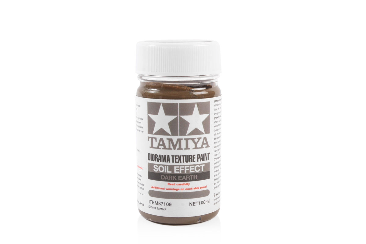 Tamiya Diorama Texture Paint - Soil Effect, Dark Earth ( THC 87109)