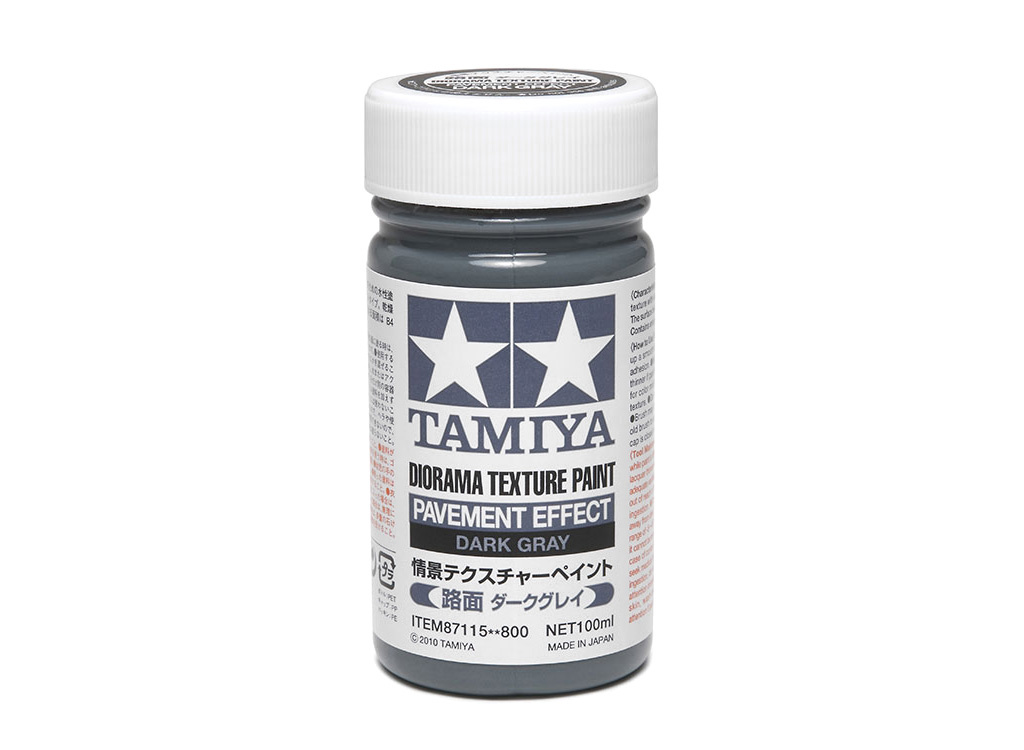 Tamiya Diorama Texture Paint - Pavement Effect, Dark Grey ( THC 87115)