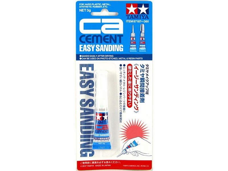 Tamiya Easy Sanding CA Cement (87187)