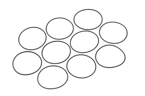 Xray Silicone O-Ring 24X0.7  (10) (XR971240)