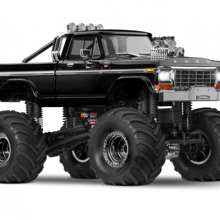 Traxxas 1:18 TRX-4MT Ford F-150 4wd Monster Truck - Black (TRX98044-1-BLK)