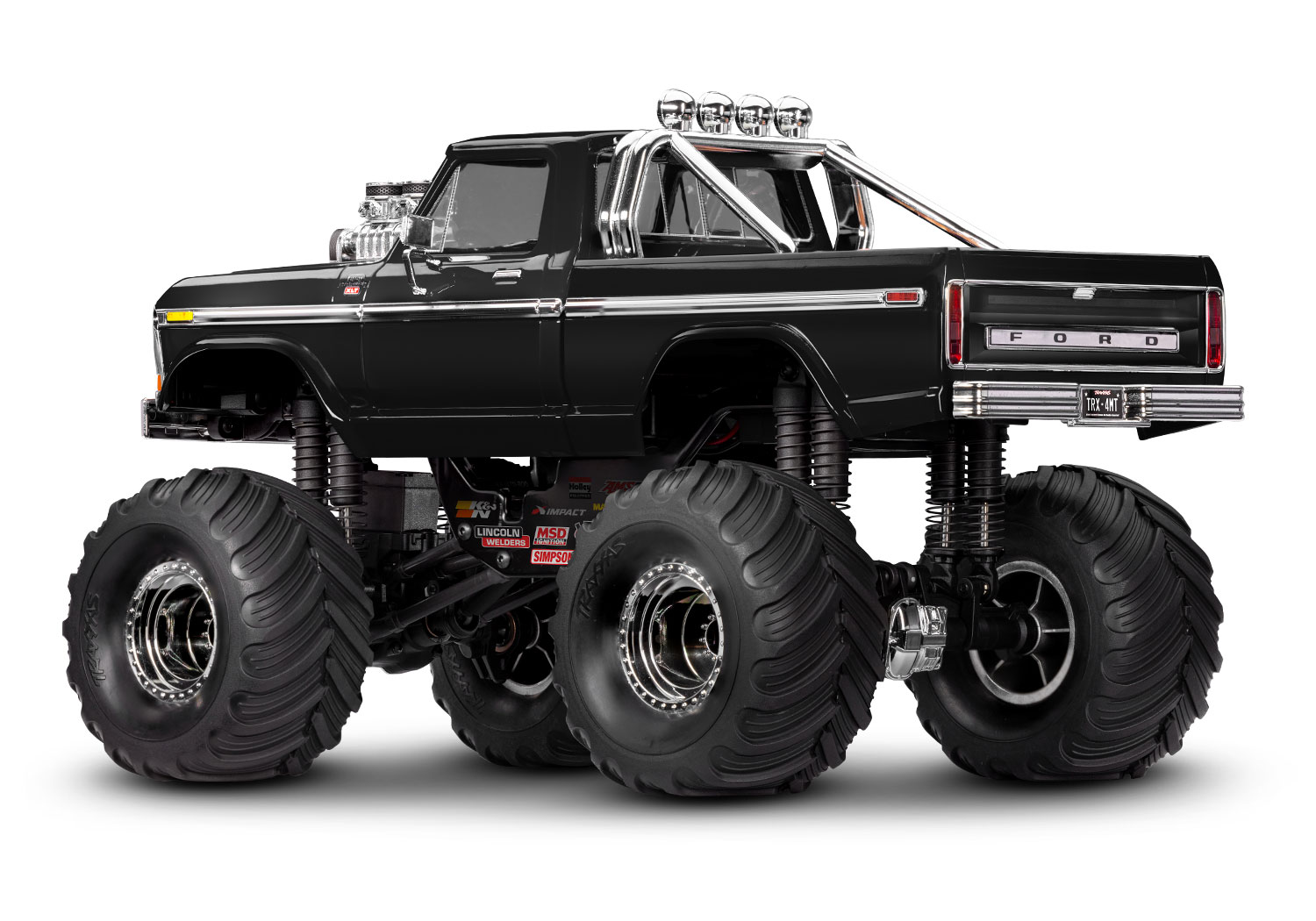 Traxxas 1:18 TRX-4MT Ford F-150 4wd Monster Truck - Black (TRX98044-1-BLK)