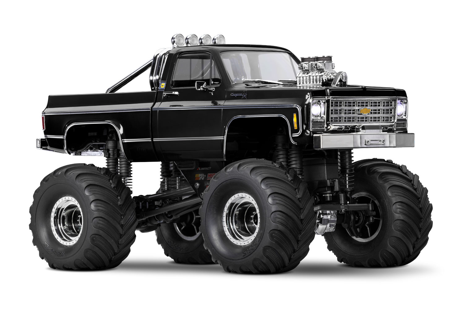 Traxxas 1:18 TRX-4MT Chevrolet K10 4wd Monster Truck - Black (TRX98064-1-BLK)