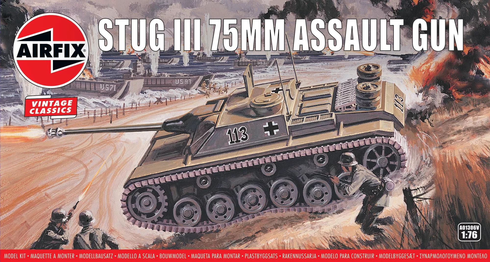 Airfix Stug III 75mm Assault Gun (A01306V)