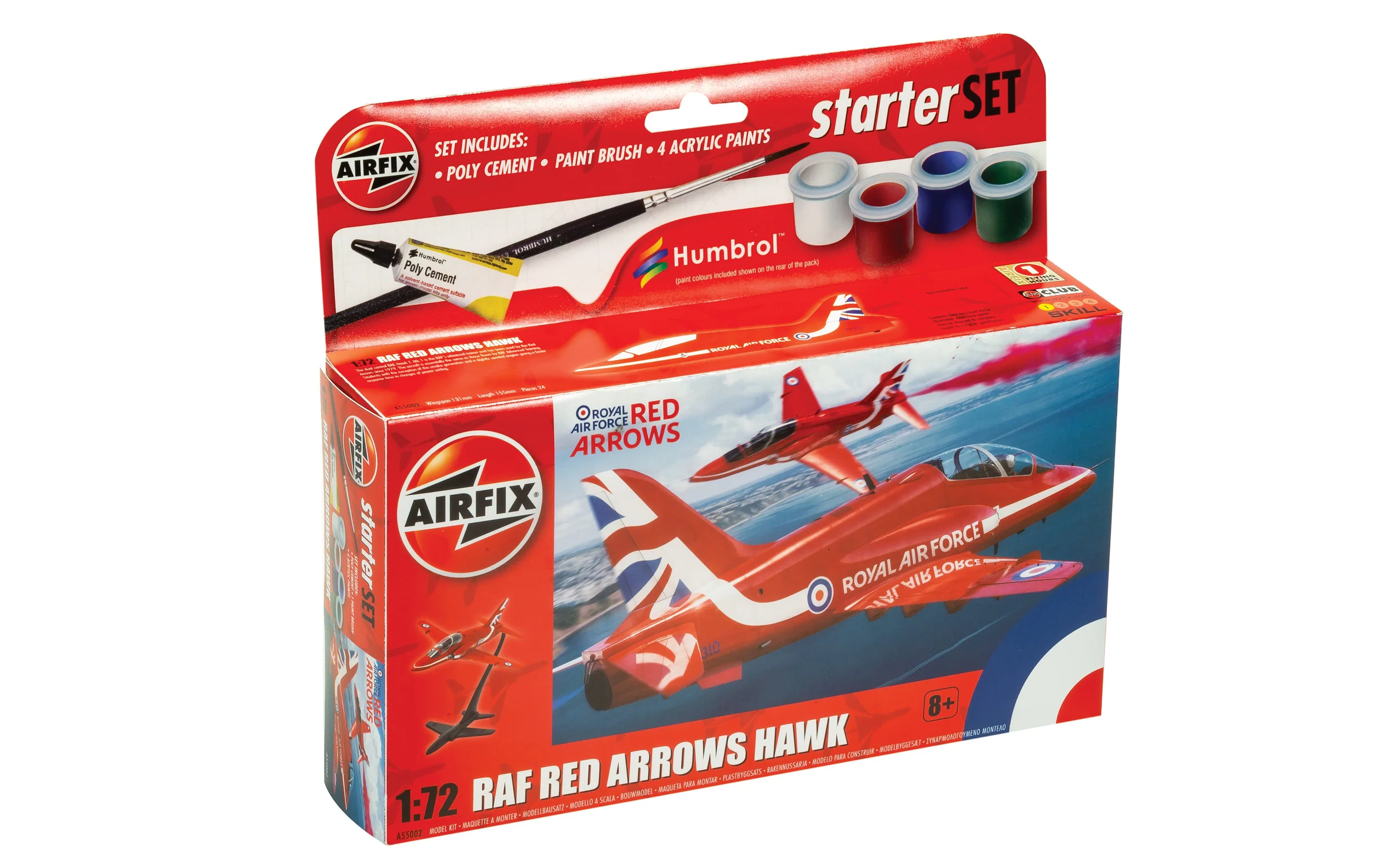 Airfix Starter Set - Red Arrows Hawk  (A55002)