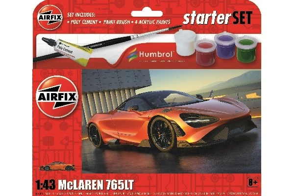 Airfix Starter Set - McLaren 765 (A55006)