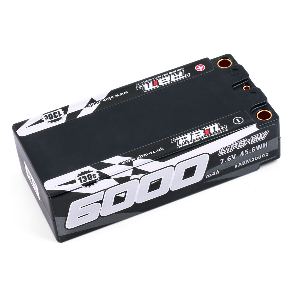 ABM-RC 6000 Shorty 7.6v Lipo-HV 130c 5mm BRCA Approved ( AB M20002)