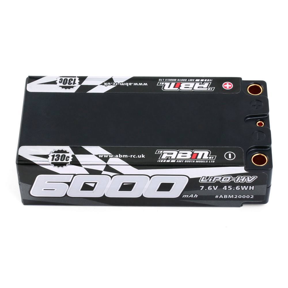 ABM-RC 6000 Shorty 7.6v Lipo-HV 130c 5mm BRCA Approved ( AB M20002)