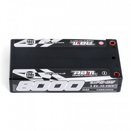 ABM-RC 8000 Pan Car Style 3.8v Lipo-HV 130c 4mm BRCA Approved ( AB M20003)