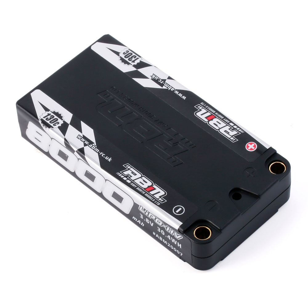 ABM-RC 8000 Pan Car Style 3.8v Lipo-HV 130c 5mm BRCA Approved ( AB M20007)