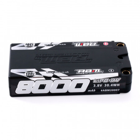 ABM-RC 8000 Pan Car Style 3.8v Lipo-HV 130c 5mm BRCA Approved ( AB M20007)