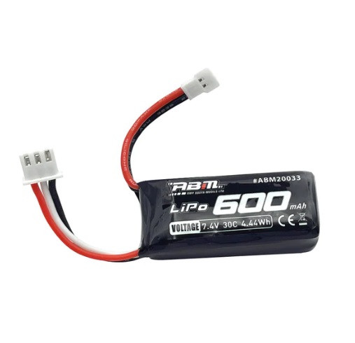 ABM-RC 7.4V 600mAh 30C Molex Plug ( AB M20033)