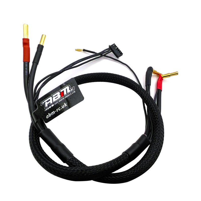 ABM-RC 2S Balance Charge Lead Banana Plug to 4/5mm Plug ( AB M30002)