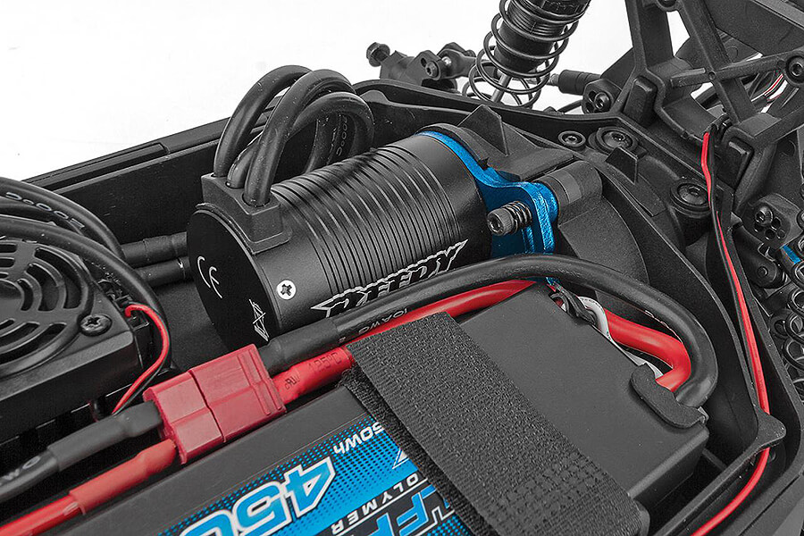 Team Associated Rival MT10 V2 Red Brushless Truck RTR (AS20518)