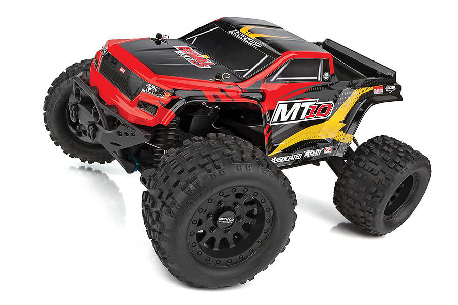 Team Associated Rival MT10 V2 Red Brushless Truck RTR (AS20518)